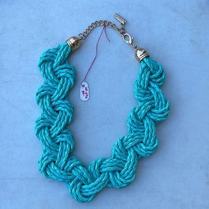 Teal necklace